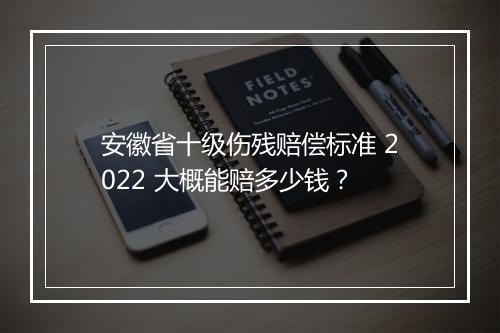 安徽省十级伤残赔偿标准 2022 大概能赔多少钱？