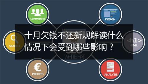 十月欠钱不还新规解读什么情况下会受到哪些影响？