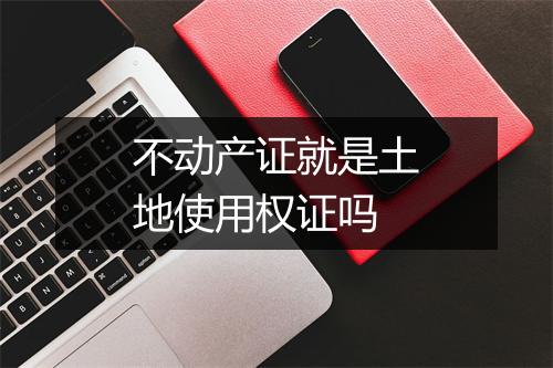 不动产证就是土地使用权证吗