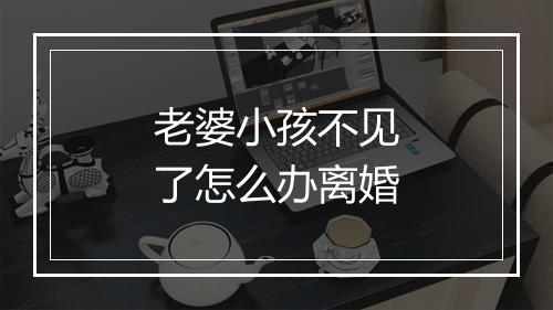 老婆小孩不见了怎么办离婚