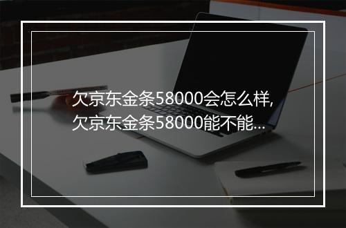 欠京东金条58000会怎么样,欠京东金条58000能不能不还