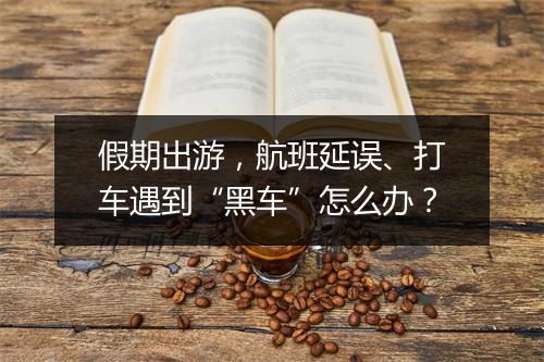 假期出游，航班延误、打车遇到“黑车”怎么办？
