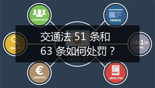交通法 51 条和 63 条如何处罚？