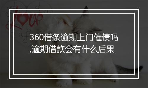 360借条逾期上门催债吗,逾期借款会有什么后果
