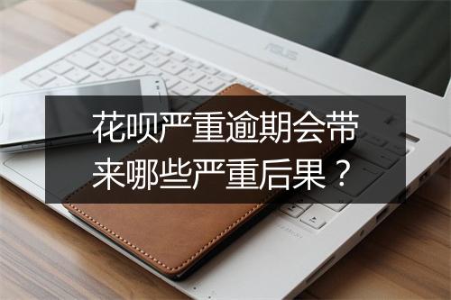 花呗严重逾期会带来哪些严重后果？