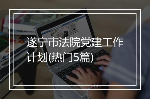 遂宁市法院党建工作计划(热门5篇)