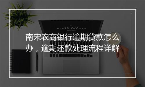 南宋农商银行逾期贷款怎么办，逾期还款处理流程详解
