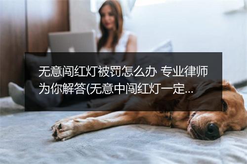 无意闯红灯被罚怎么办 专业律师为你解答(无意中闯红灯一定被拍吗)
