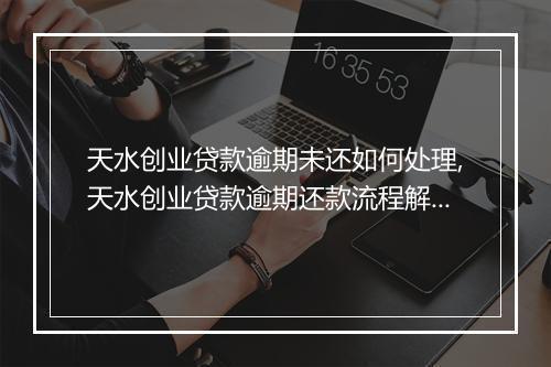 天水创业贷款逾期未还如何处理,天水创业贷款逾期还款流程解析