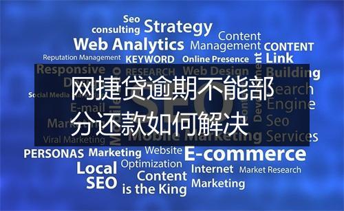 网捷贷逾期不能部分还款如何解决