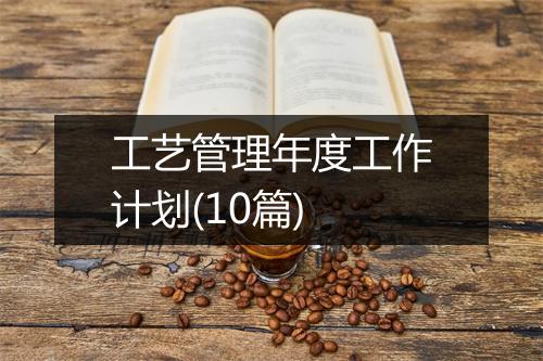 工艺管理年度工作计划(10篇)