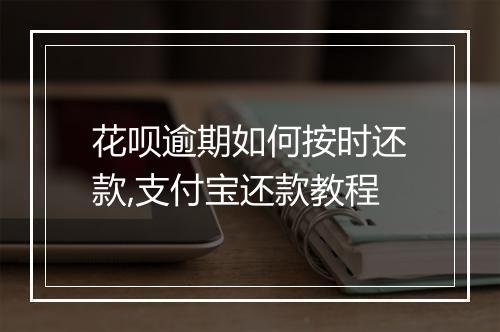 花呗逾期如何按时还款,支付宝还款教程