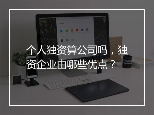 个人独资算公司吗，独资企业由哪些优点？