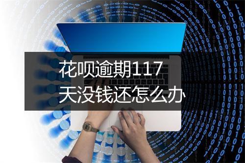 花呗逾期117天没钱还怎么办