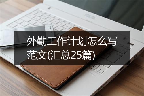 外勤工作计划怎么写范文(汇总25篇)