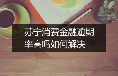 苏宁消费金融逾期率高吗如何解决