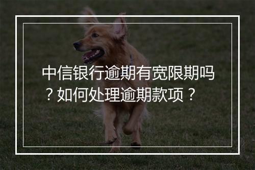 中信银行逾期有宽限期吗？如何处理逾期款项？