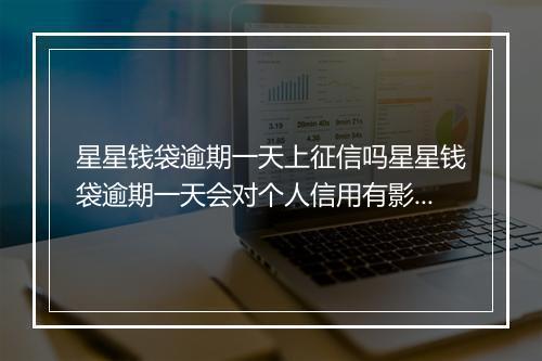 星星钱袋逾期一天上征信吗星星钱袋逾期一天会对个人信用有影响吗
