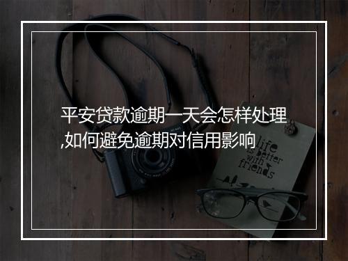 平安贷款逾期一天会怎样处理,如何避免逾期对信用影响