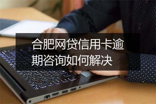 合肥网贷信用卡逾期咨询如何解决