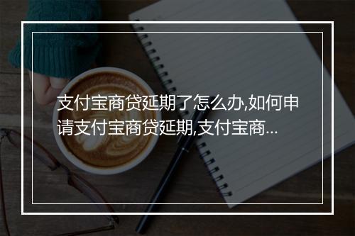 支付宝商贷延期了怎么办,如何申请支付宝商贷延期,支付宝商贷延期的具体流程