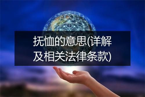 抚恤的意思(详解及相关法律条款)