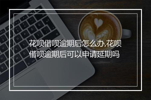 花呗借呗逾期后怎么办,花呗借呗逾期后可以申请延期吗