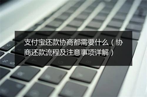 支付宝还款协商都需要什么（协商还款流程及注意事项详解）