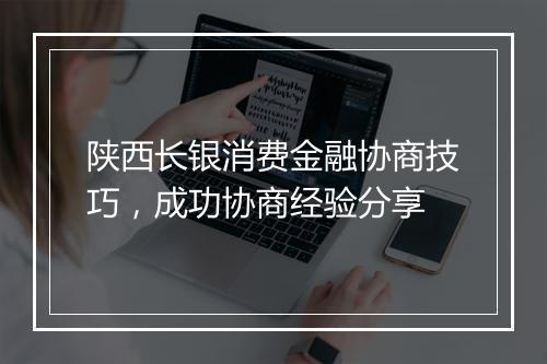 陕西长银消费金融协商技巧，成功协商经验分享