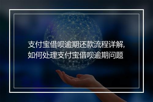 支付宝借呗逾期还款流程详解,如何处理支付宝借呗逾期问题