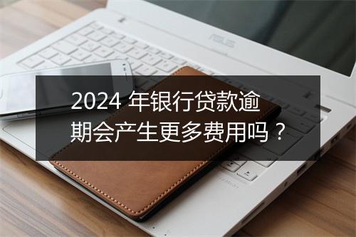 2024 年银行贷款逾期会产生更多费用吗？