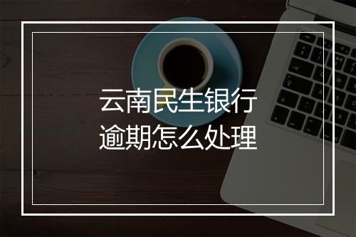 云南民生银行逾期怎么处理