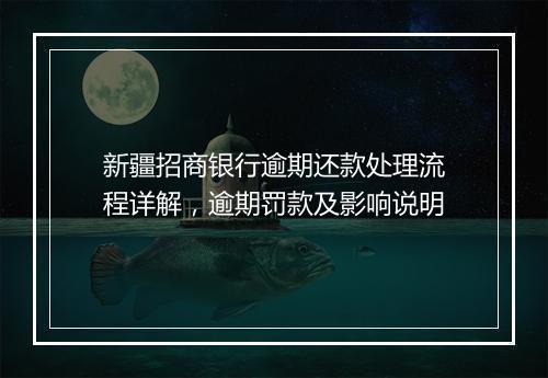 新疆招商银行逾期还款处理流程详解，逾期罚款及影响说明