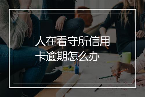 人在看守所信用卡逾期怎么办