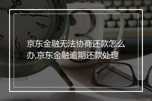 京东金融无法协商还款怎么办,京东金融逾期还款处理