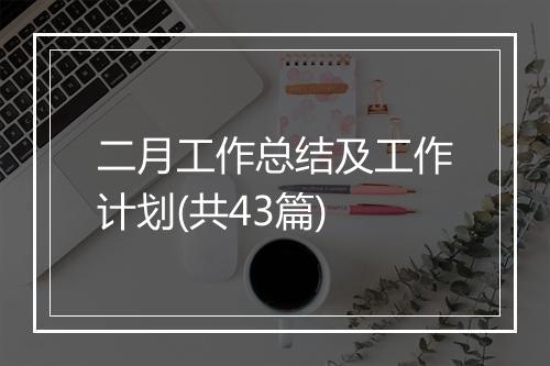 二月工作总结及工作计划(共43篇)