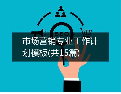 市场营销专业工作计划模板(共15篇)