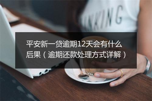 平安新一贷逾期12天会有什么后果（逾期还款处理方式详解）