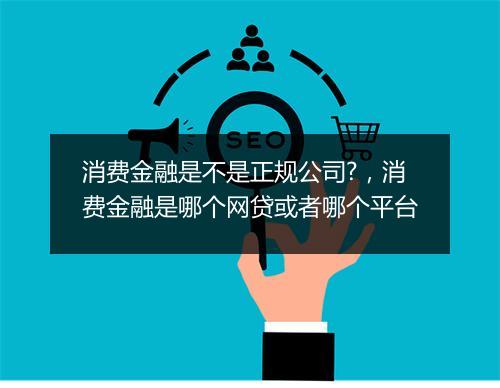 消费金融是不是正规公司?，消费金融是哪个网贷或者哪个平台