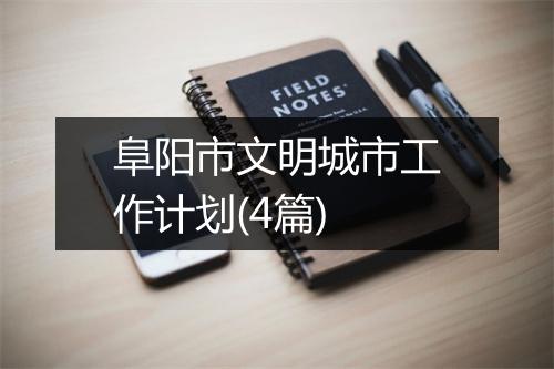 阜阳市文明城市工作计划(4篇)