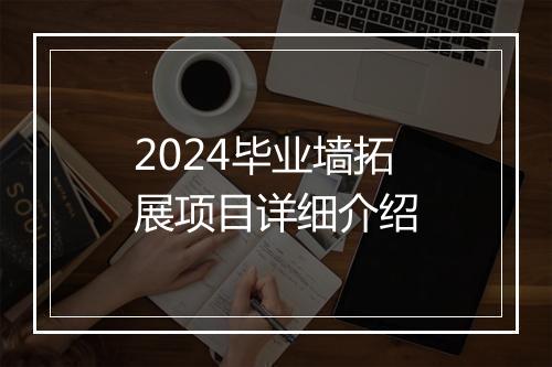 2024毕业墙拓展项目详细介绍