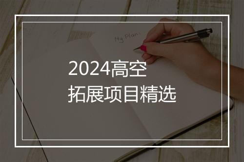 2024高空拓展项目精选