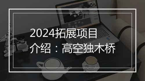 2024拓展项目介绍：高空独木桥