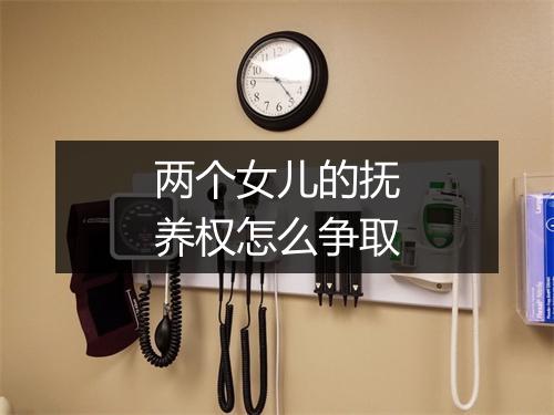 两个女儿的抚养权怎么争取