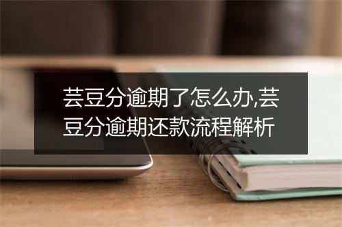 芸豆分逾期了怎么办,芸豆分逾期还款流程解析