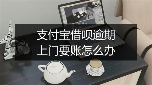 支付宝借呗逾期上门要账怎么办