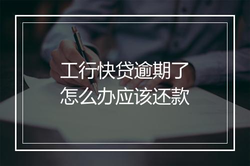工行快贷逾期了怎么办应该还款