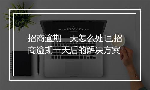 招商逾期一天怎么处理,招商逾期一天后的解决方案