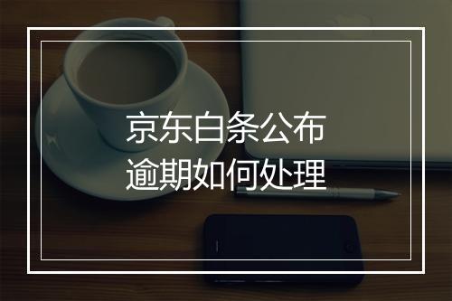 京东白条公布逾期如何处理