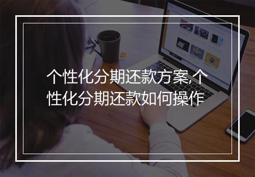 个性化分期还款方案,个性化分期还款如何操作
